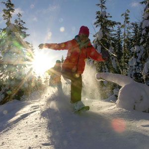 Snowshoeing in Finland