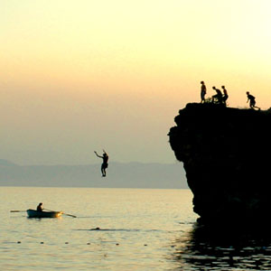 Lake Ohrid in North Macedonia