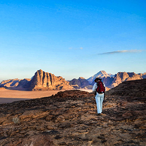 Jordan walking map & highlights