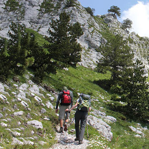 Albania walking routes