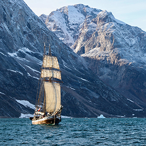 Small ship sailing cruises