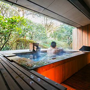 Visiting a Japanese onsen
