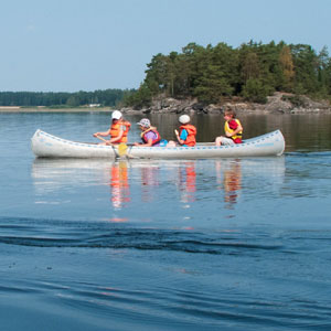 Family canoeing holidays in Sweden