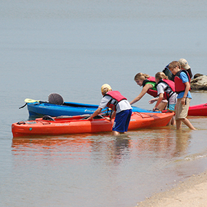 Family sea kayaking holidays