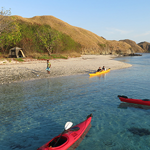 Sea kayaking the Komodo Islands