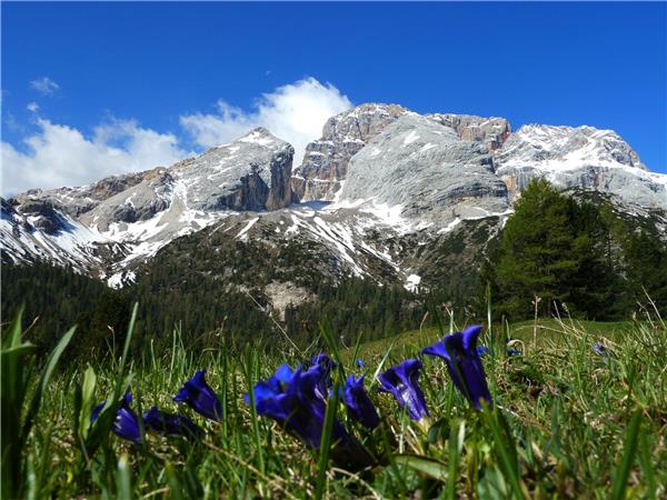 Dolomites walking vacation in Italy