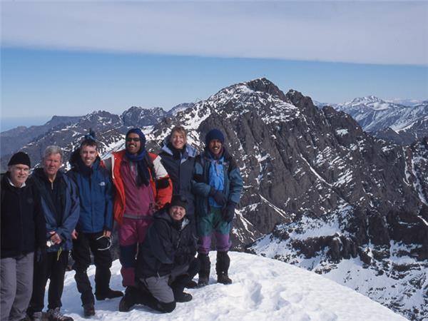 Mount Toubkal winter climb, Morocco