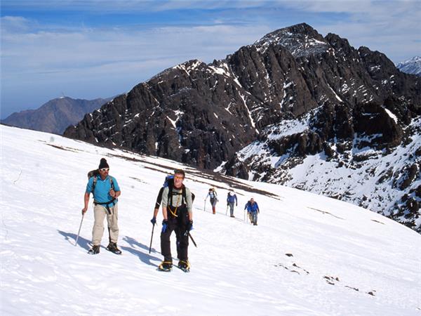 Mount Toubkal winter climb, Morocco