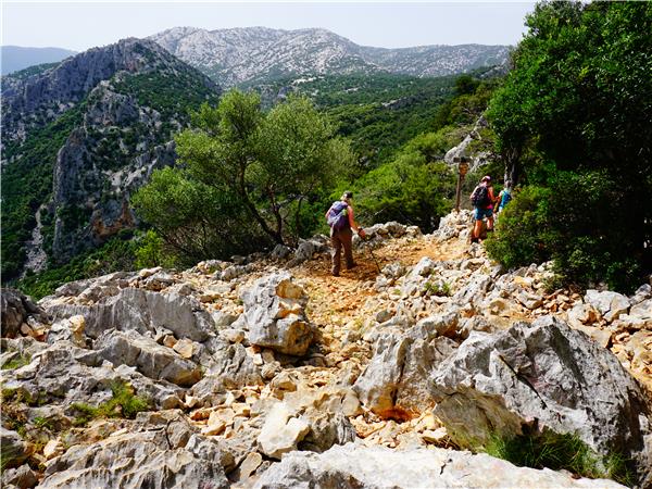Sardinia walking holiday, small group