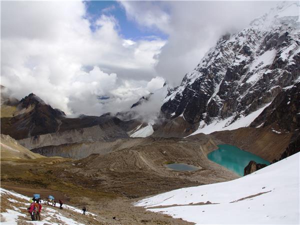 High Inca trail trek in Peru