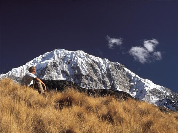 High Inca trail trek in Peru