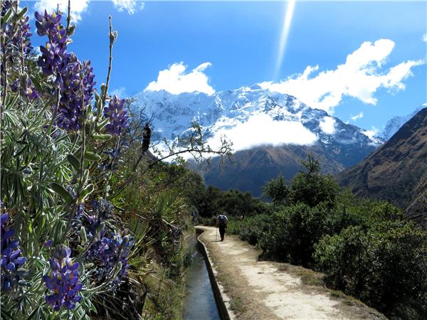 High Inca trail trek in Peru