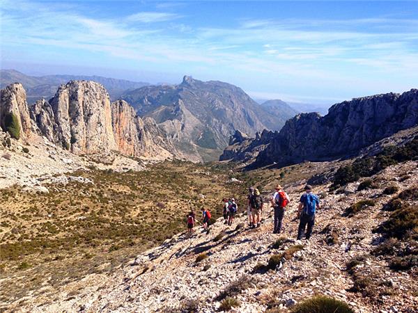 Sierra de Aitana walking vacation in Spain
