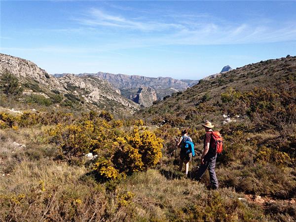 Sierra de Aitana walking vacation in Spain