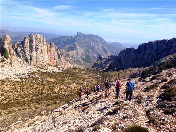 Sierra de Aitana walking vacation in Spain