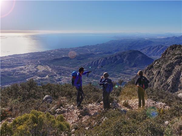 Sierra de Aitana walking vacation in Spain