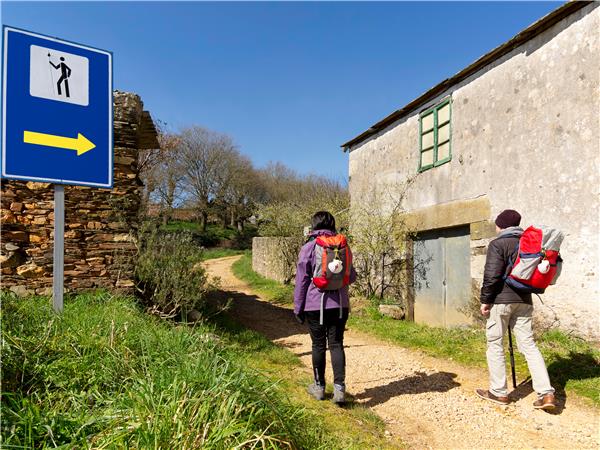 Camino de-Santiago trekking vacation in Spain