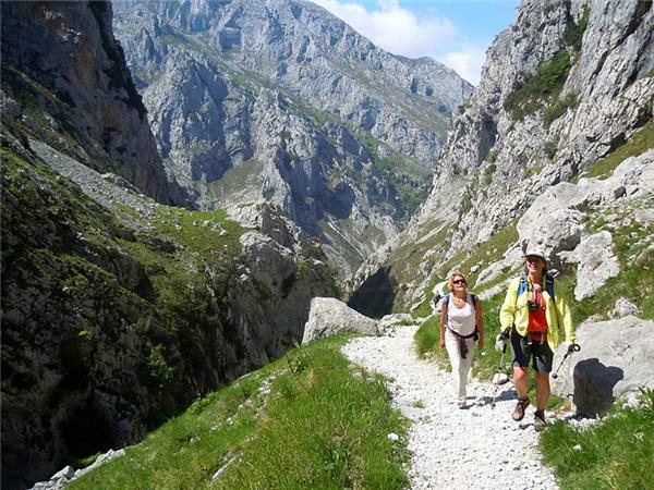 Picos mountains walking vacation in Spain