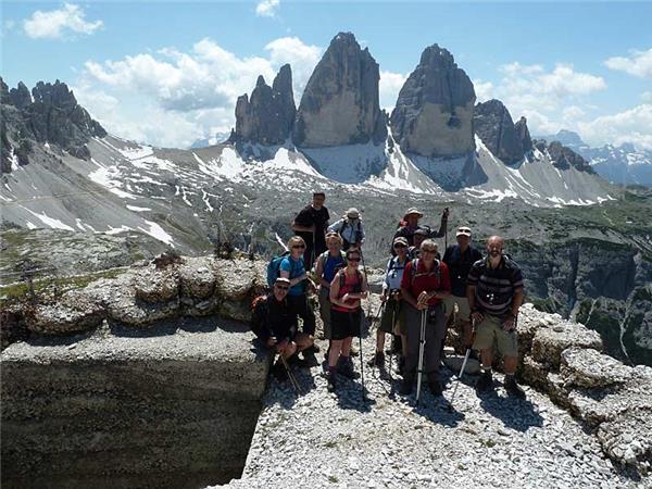 Dolomites walking vacation in Italy