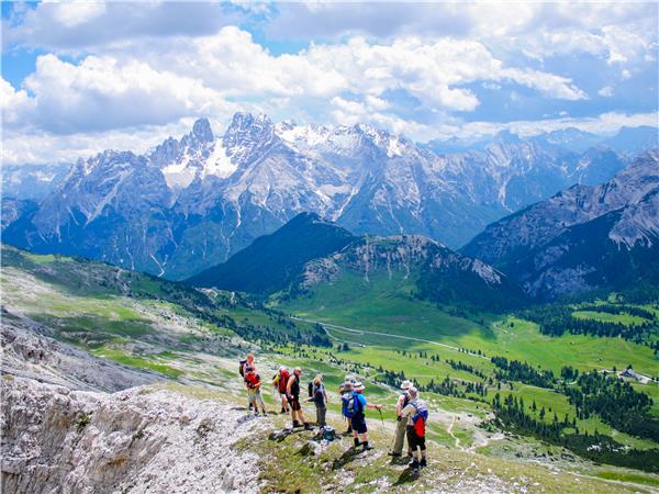 Dolomites walking vacation in Italy