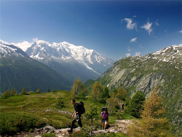 Mont Blanc Circuit trek, with hotel accommodation