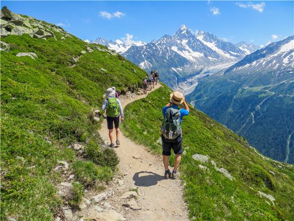 Mont Blanc Circuit trek, with hotel accommodation