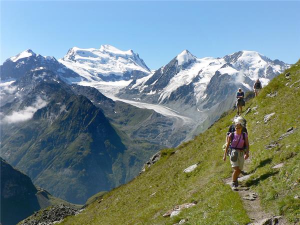 Mont Blanc to the Matterhorn trekking holiday