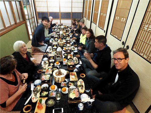 Japan group vacation, a food adventure