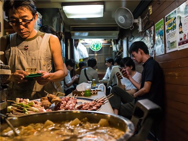 Japan group vacation, a food adventure