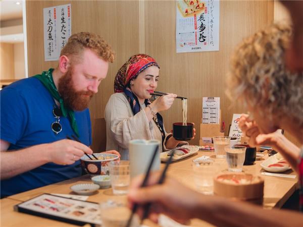 Japan group vacation, a food adventure