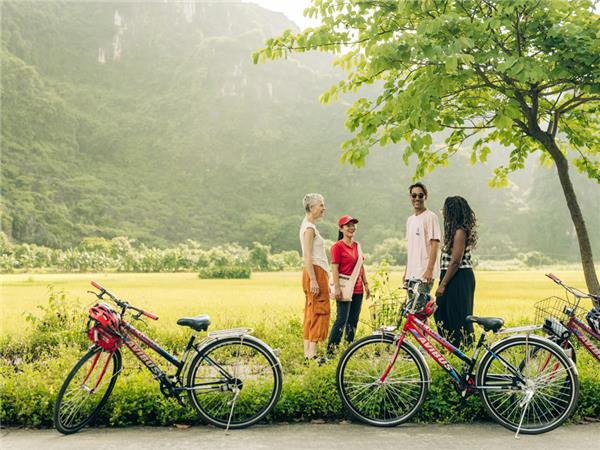 Vietnam biking vacation, small group