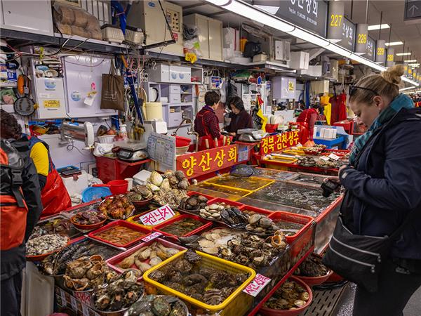 Food tour in South Korea