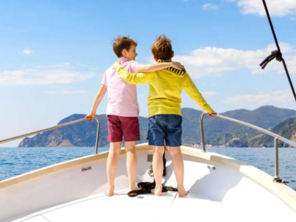 Croatia family vacation, bike and boat