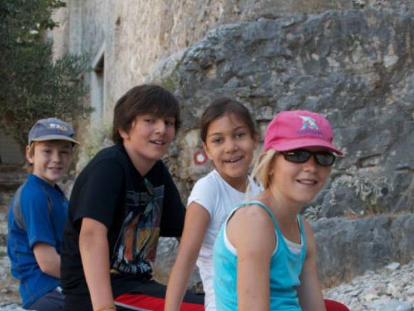 Croatia family vacation, bike and boat