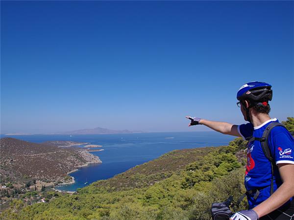 Greek biking vacation