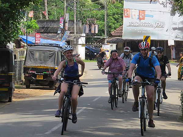 Kerala and tropical India cycling vacations