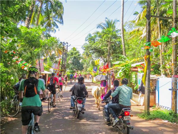 Kerala and tropical India cycling vacations