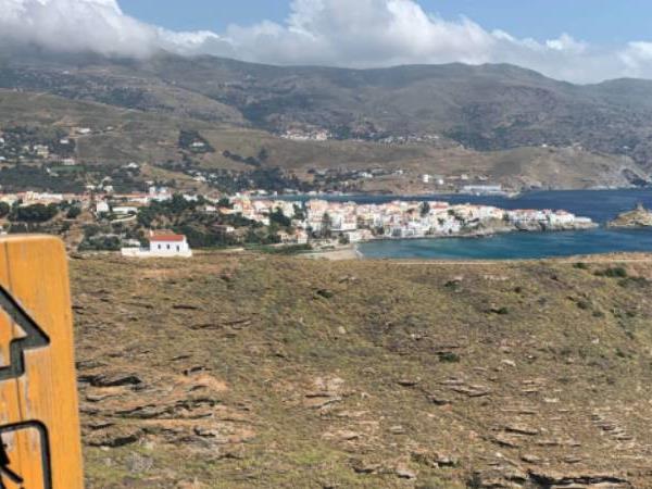 Andros trail walking vacation in Greece