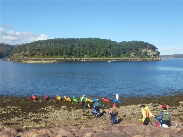 Sea kayaking vacation in Scotland