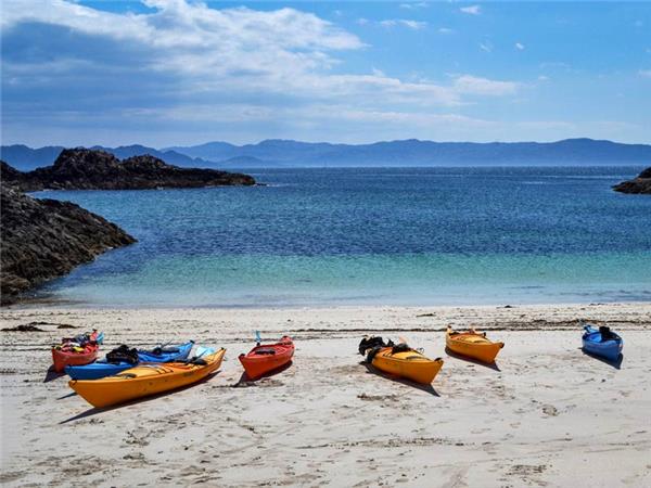 Atlantic Coast sea kayaking vacation in Scotland