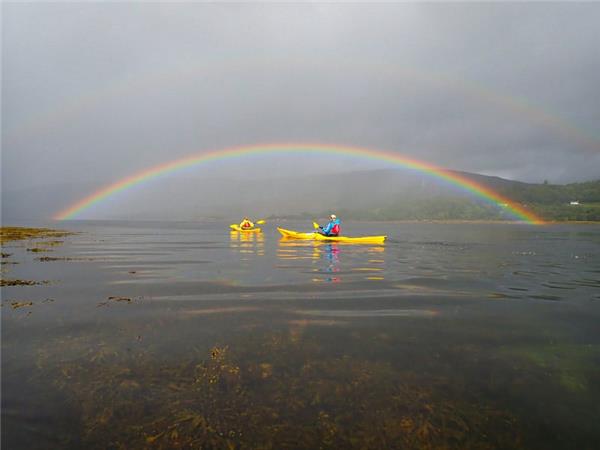 Atlantic Coast sea kayaking vacation in Scotland