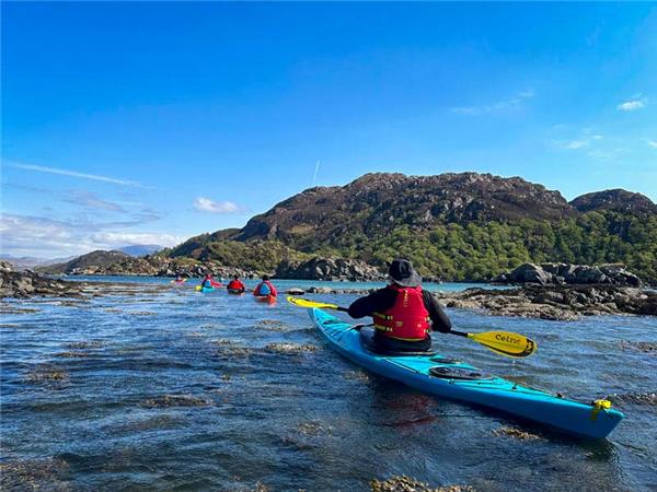 Atlantic Coast sea kayaking vacation in Scotland