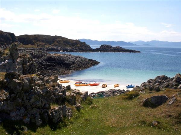 Atlantic Coast sea kayaking vacation in Scotland