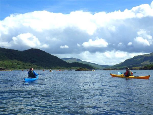 Atlantic Coast sea kayaking vacation in Scotland