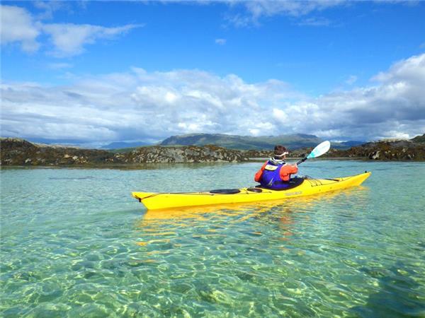 Atlantic Coast sea kayaking vacation in Scotland