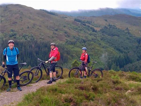 Mountain bike across Scotland