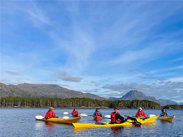 Learn to kayak in the Scottish Highlands