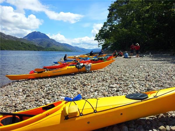 Learn to kayak in the Scottish Highlands