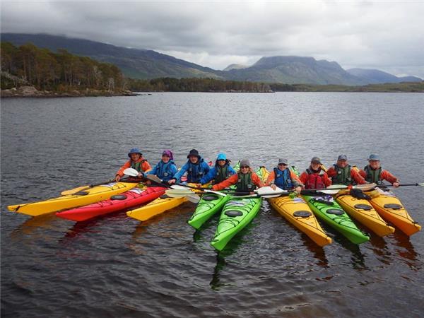Learn to kayak in the Scottish Highlands