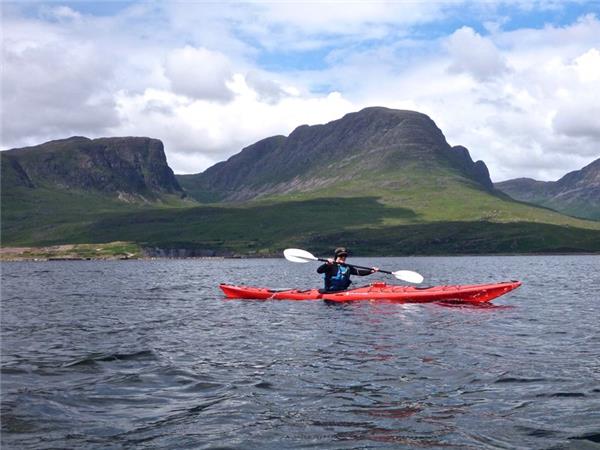 Learn to kayak in the Scottish Highlands
